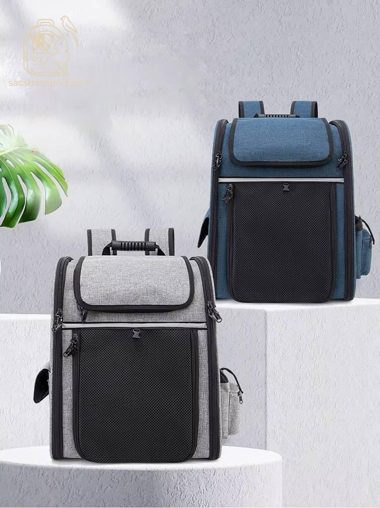 Sac à dos pour chien extensible avec deux modèles présentés