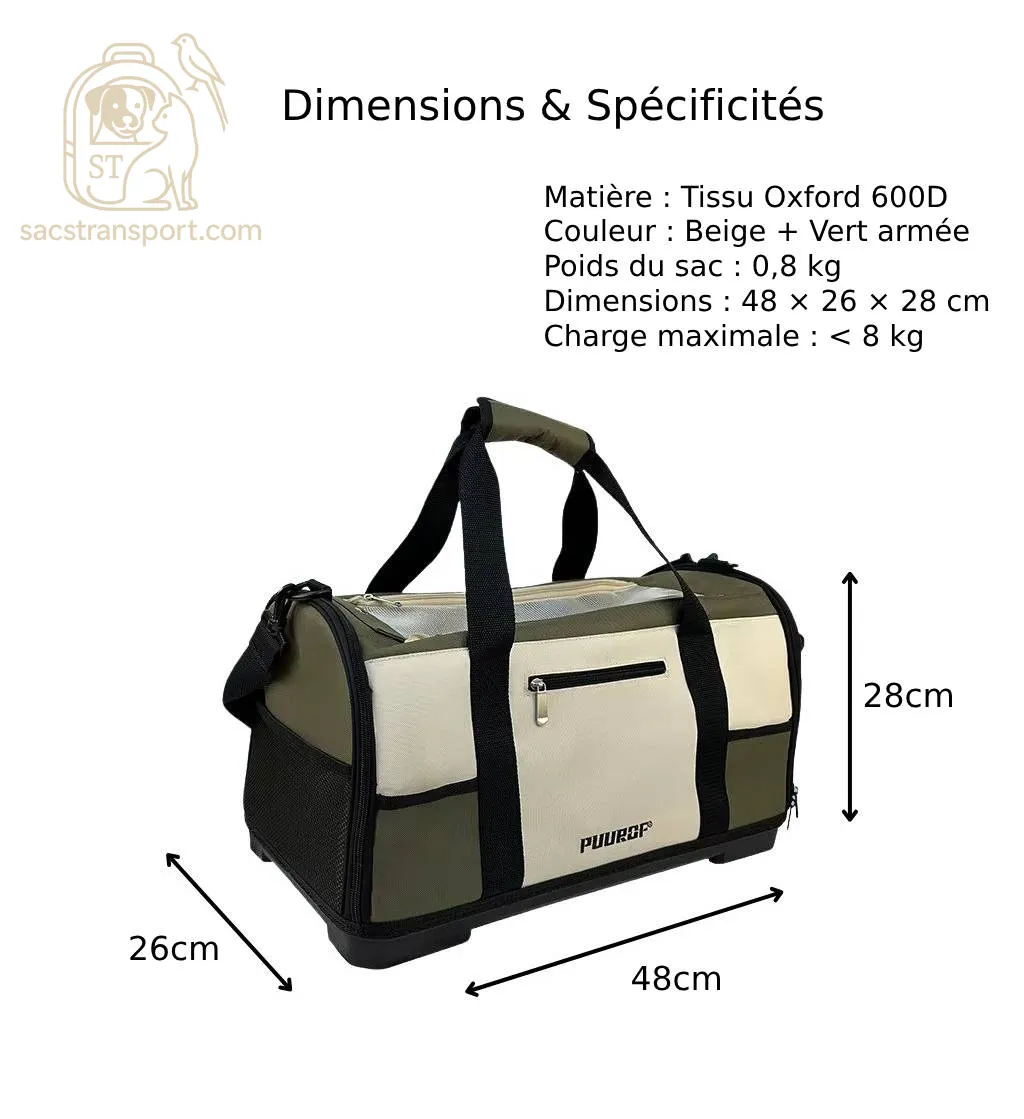 sac respirant pour chat XXL