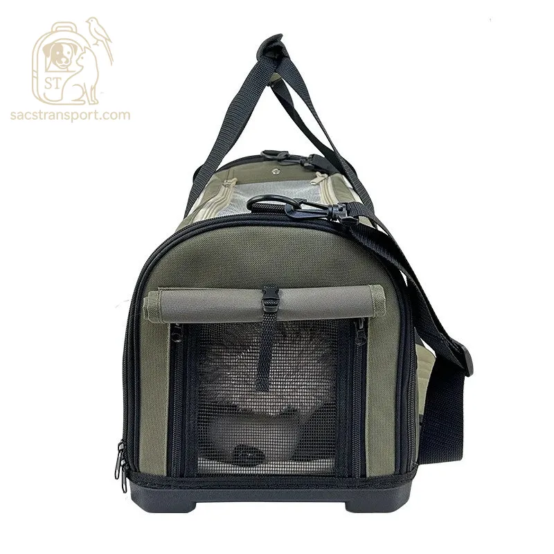 sac de transport pour chat renforcé et confortable