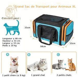 sac aéré pour petit chien solide et stylé