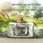 Sac de voyage chat cabine avec aération 4 côtés
