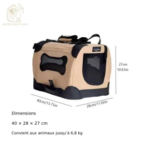 Caisse de voyage chat 40 × 28 × 27 cm