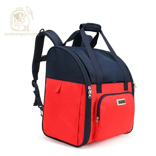 Sac à dos pour petit chien vue de profil